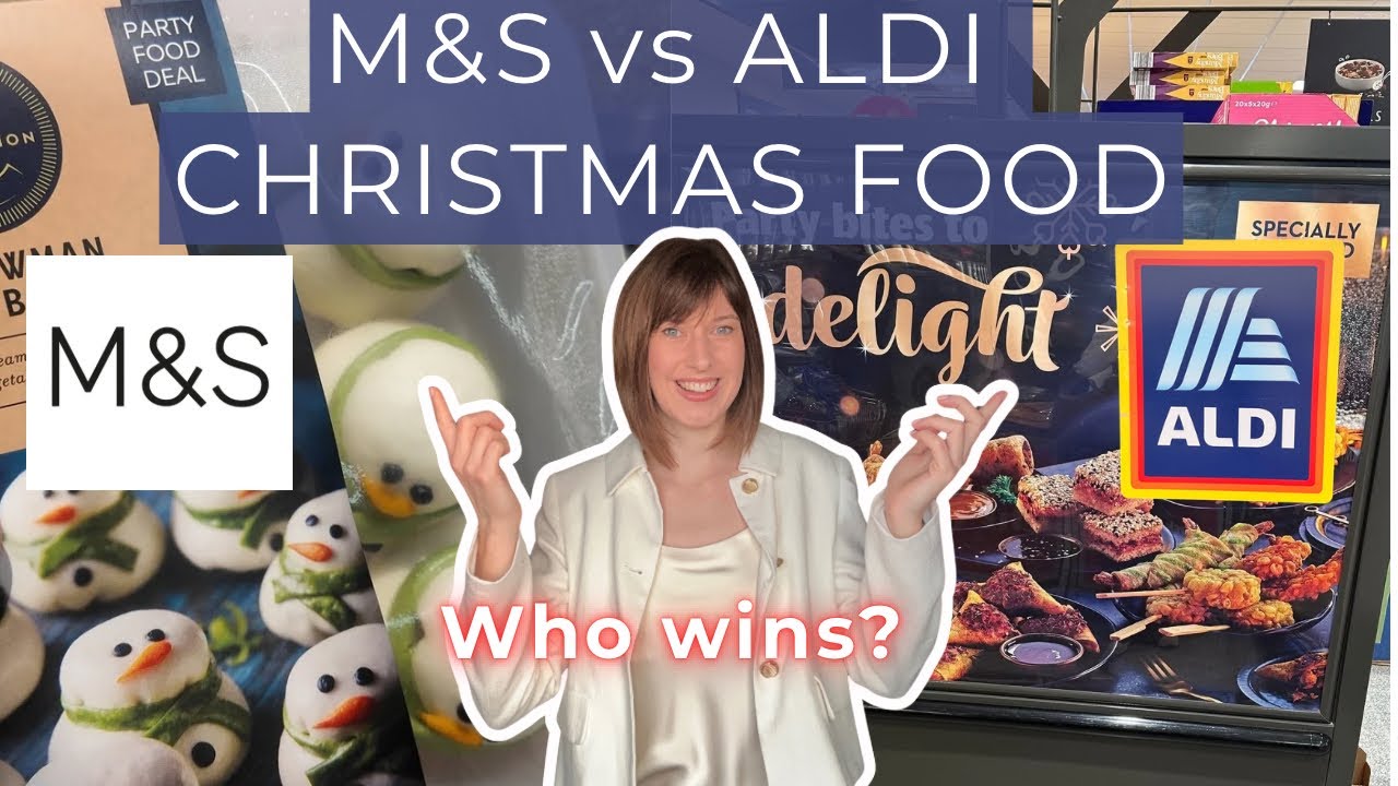 M&S vs Aldi Christmas Food 2025 | Shop and Taste Test