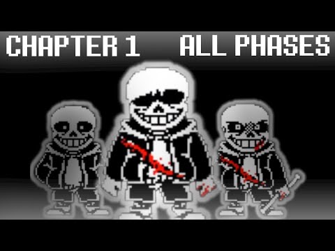 انڈر ٹیل آخری سانس باب 1 تمام 3 مراحل (1 موت) | Undertale Fangame