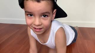 PUSH UP CHALLENGE BILAL 4 ans a réussi à faire des pompes pendant plus de 3 mn bravo 