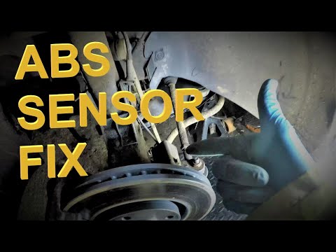 HOW TO: Replace Peugeot 206 ABS SENSOR, fix, replace, DIY