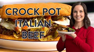 Crock Pot Italian Beef Sandwiches