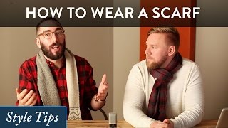 How to Wear a Scarf for Men - Style Advice and How to Tie Scarves screenshot 1