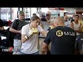 SHES THE FULL PACKAGE! KATIE TAYLOR FULL MITT WORKOUT - NEW YORK CITY