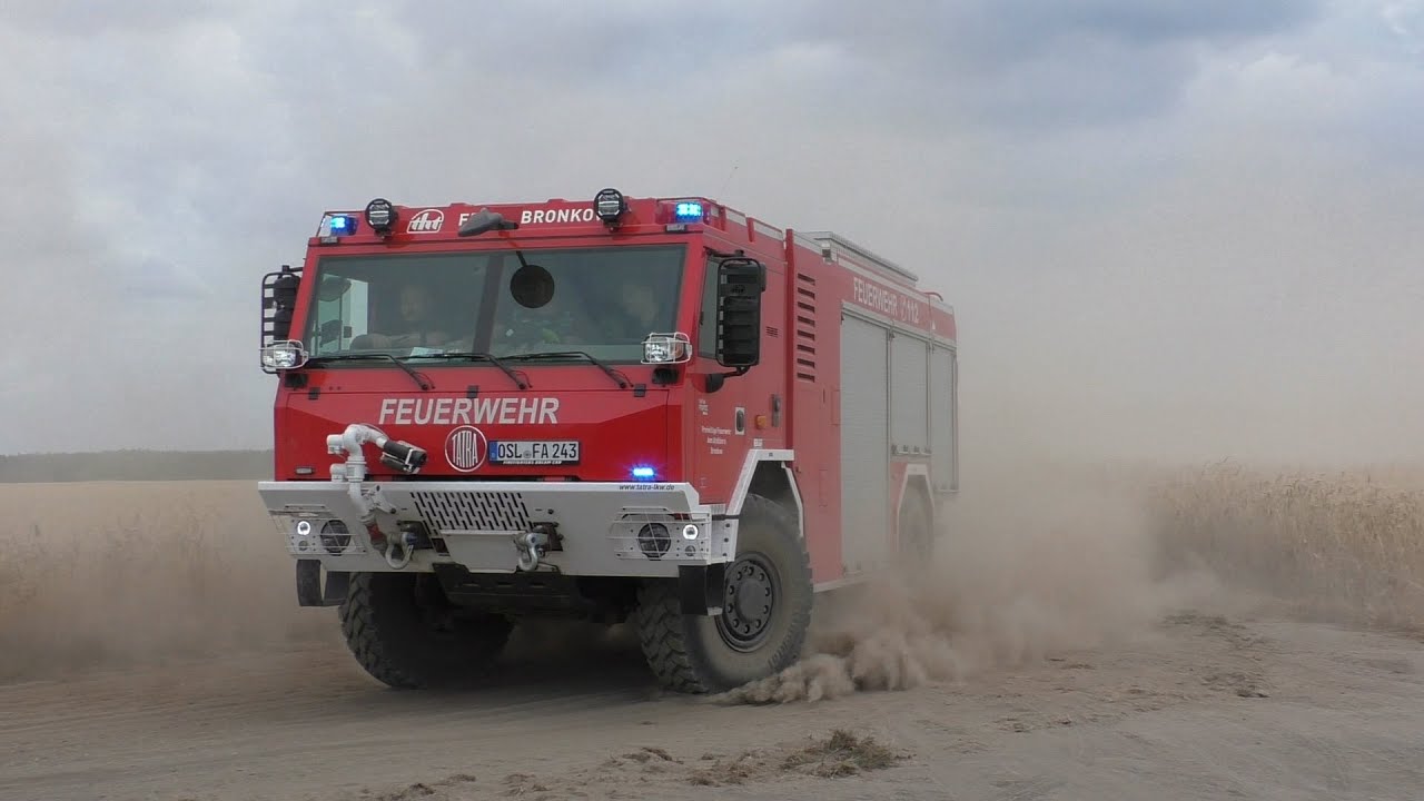 [950 Hektar Waldbrand] Einsatzfahrten zum Großwaldbrand in Mühlberg/Elbe & Zeithain