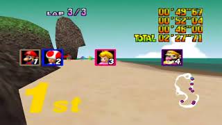 Mario Kart 64 Walkthrough Mushroom Cup 150cc [1st place in all stages] by wesker86kennedy 277 views 6 years ago 14 minutes, 26 seconds