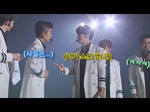 [2PM] 토크 중 감시자들 스포일러에 잊절부절하는 귀여운 준호🐿