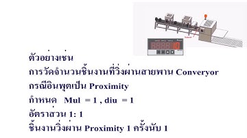 CMT-007A การตั้งค่าอินพุต