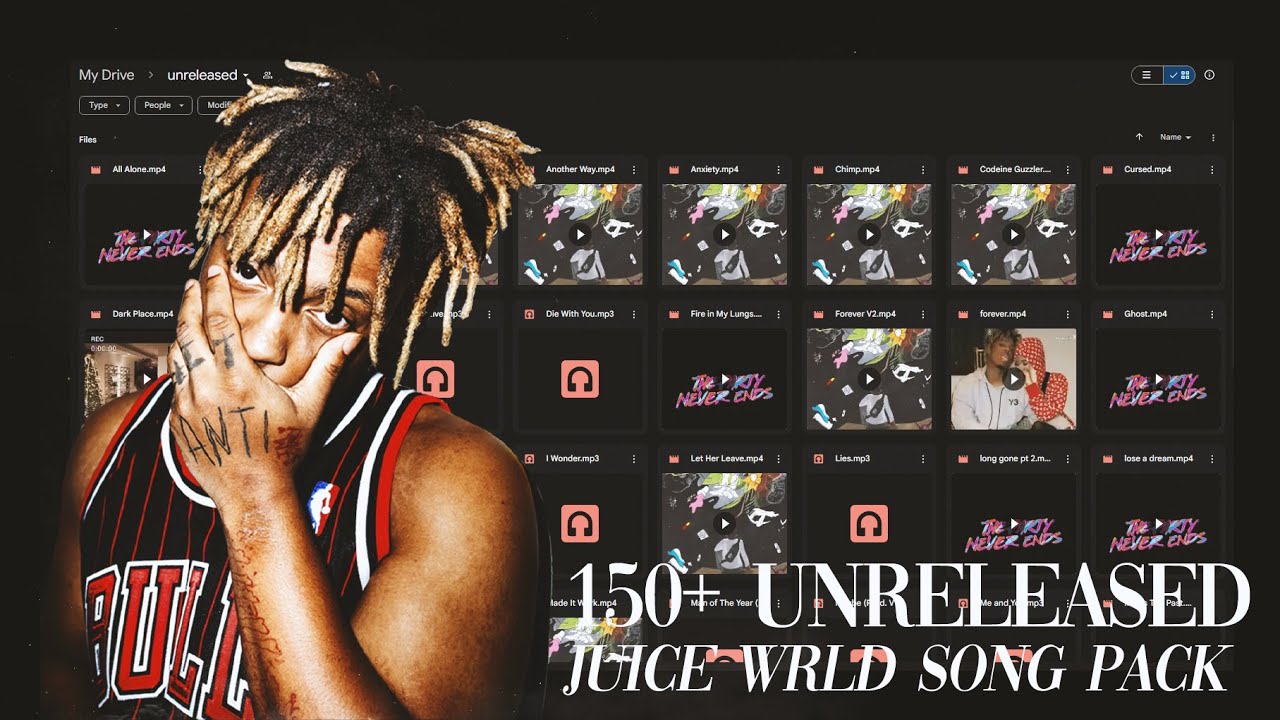 150+ UNRELEASED Juice WRLD SONG LINK - YouTube