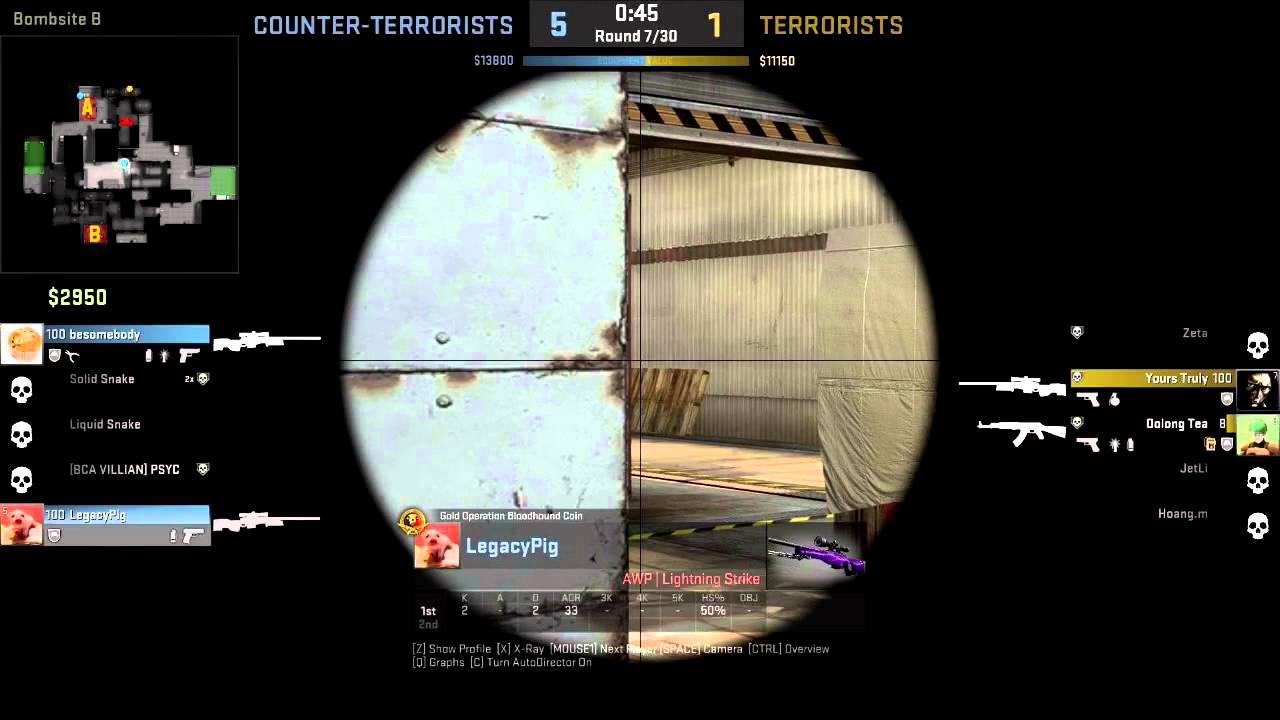 Lucky Cache wallbang noscope!