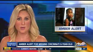 Amber Alert still active for 6-year-old from Cincinnati