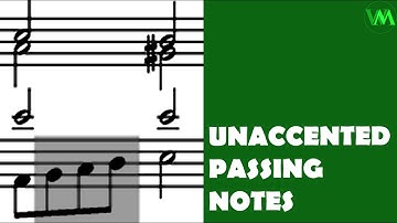 Unaccented Passing Notes