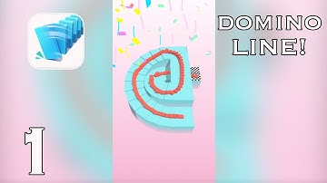 Domino Line Gameplay Walkthrough Level 1-25 (iOS - Android)