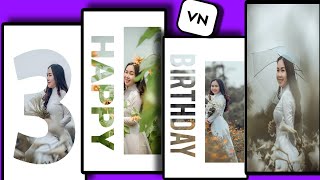 How to make happy birthday status  video for friends you in vn app screenshot 5