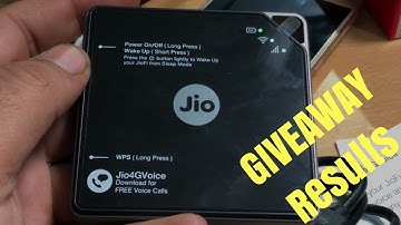 Jiofi 5 Unboxing Review - GiveAway Result Inside