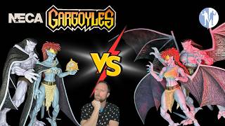NECA Gargoyles Goliath & Demona VS "Vows" Goliath & Demona #gargoyles