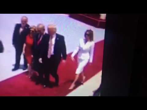 Melania Trump Slaps Donald Trump's Hand Away During Mid East Trip