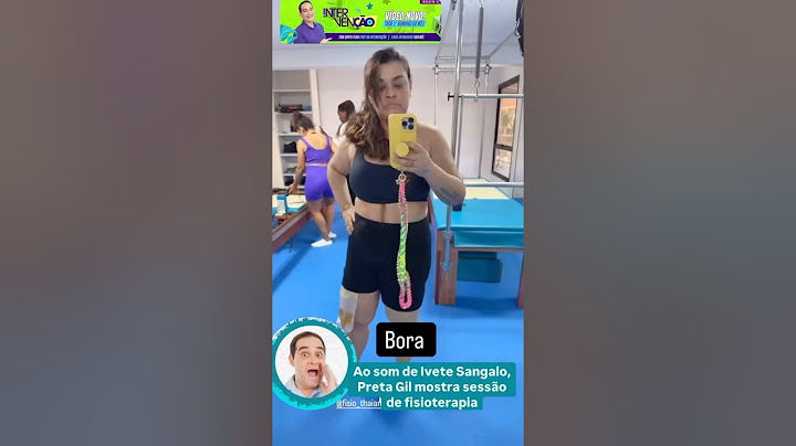 AO SOM DE IVETE SANGALO, PRETA GIL MOSTRA SESSÃO DE FISIOTERAPIA I #shorts