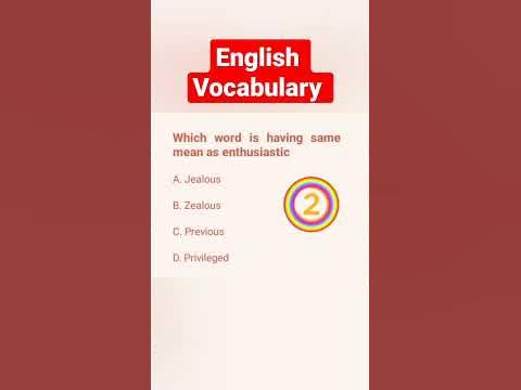 similar meaning of enthusiastic #shortsfeed #shorts #vocabulary #
