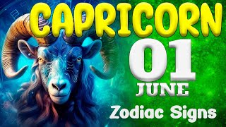 🔴𝐀 𝐑𝐀𝐃𝐈𝐂𝐀𝐋 𝐂𝐇𝐀𝐍𝐆𝐄😨 𝐂𝐎𝐌𝐄𝐒 𝐓𝐎 𝐘𝐎𝐔🙌 Capricorn ♑ Horoscope for today june 1 2024 🔮 horoscope Daily june