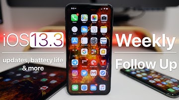 iOS 13.3 Follow Up, Features, iOS 13.4 and more