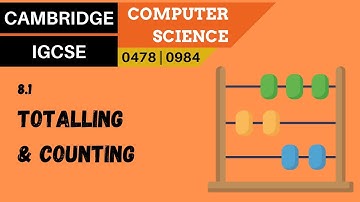 93. CAMBRIDGE IGCSE (0478-0984) 8.1 Totalling and counting