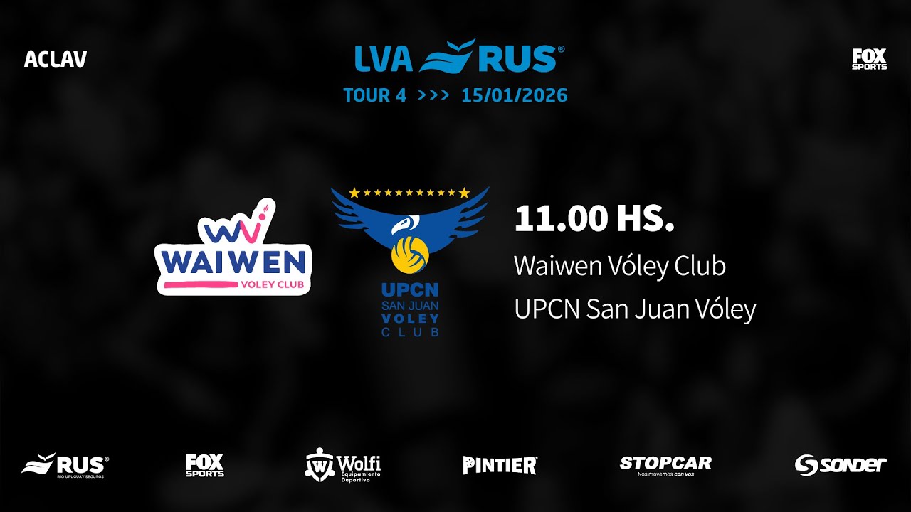 LVA RUS 25-26 | TOUR 4 | DIA 1: Waiwen vs. UPCN San Juan