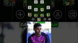 Marcus Rashford Picked His Ultimate Team 😱🔥 #efootball #efootball2025 #shorts