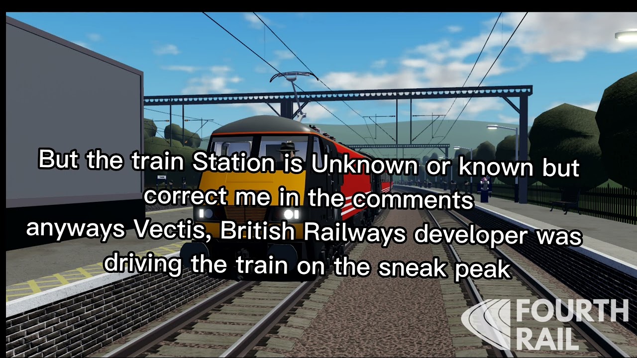British railways 1.1 sneak peek:Class 90 on Its Virgin Livery
