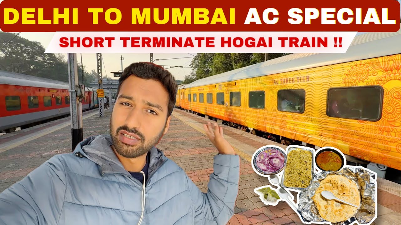 Delhi Mumbai AC special Train *Short Terminate hogai* 