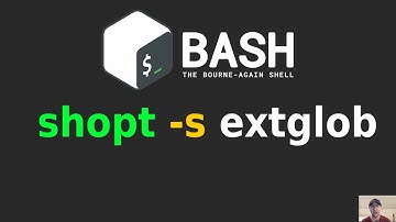 Using Extended Globbing for Patterns in Bash
