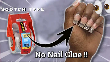 5- minute craft nail hacks | Tape Nails! | Fake nails at home
