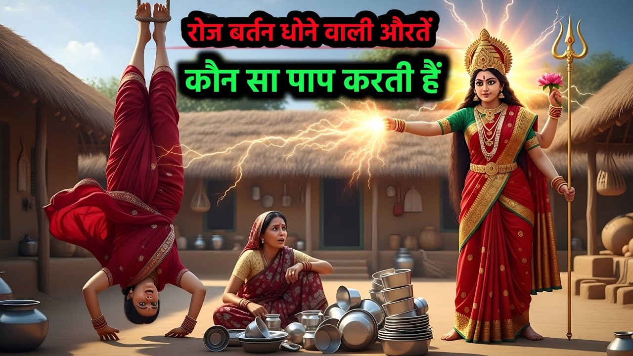 रोज बर्तन धोने वाली औरतें कौन सा पाप करती हैं? कारण जानकर होश उड़ जाएंगे 😱😱