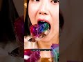 Luxury Dessert Glass Candy Eating ASMR 🍫🍓✨ — Extreme Crunch! Lava Cake, Mille Feuille &amp; Mirror Gla