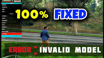 [FIXED] INVALID MODEL ERROR IN GTA 5 | HOW TO FIX INVALID MODEL ERROR | GTA 5 MODS | HINDI/URDU