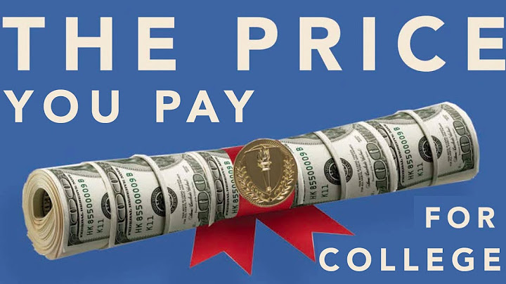 The price you pay for college pdf