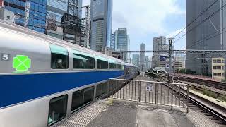 【フリー素材】E531系K417編成+K483編成 新橋駅発車