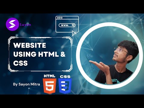 How to create website using HTML and CSS | website kaise banaye | how ...
