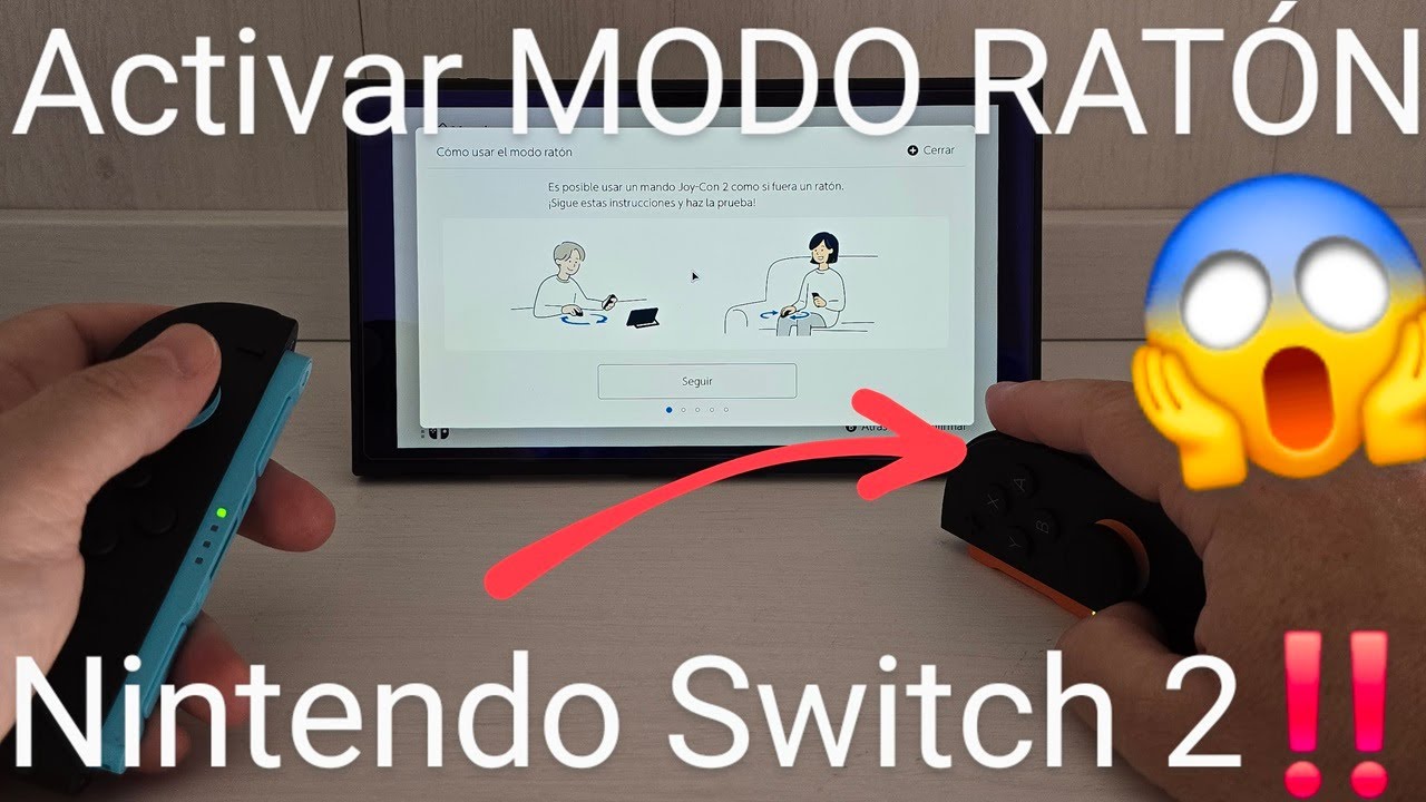 🖱️ ¡ACTIVA el MODO RATÓN en tu NINTENDO SWITCH 2! 🎮 TRUCO RÁPIDO que ...