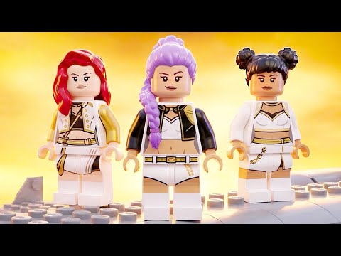HUNTR/X but in LEGO | KPop Demon Hunters - YouTube
