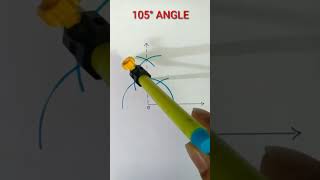 Celebrity How to construct 105 degree angle with compass 💥 105° angle #practicalgeometry #shorts #maths #viral Profile