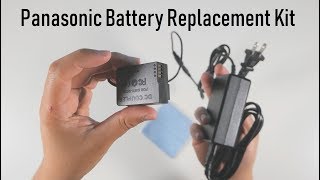 Battery Replacement for PANASONIC Lumix Charger Kit - Gonine