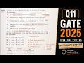 GATE 2025 SOLUTION: Suppose a program is running on a non-pipelined single-processor computer system
