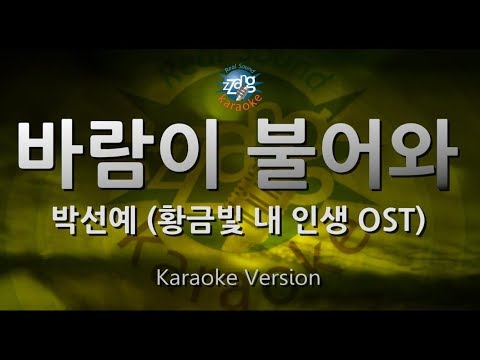 Park Sun Ye (박선예) - The Wind Is Blowing (바람이 불어와) (황금빛 내 인생 OST) (Melody) (Karaoke Version)