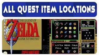Zelda: A Link To The Past - All Quest Item Locations (24)