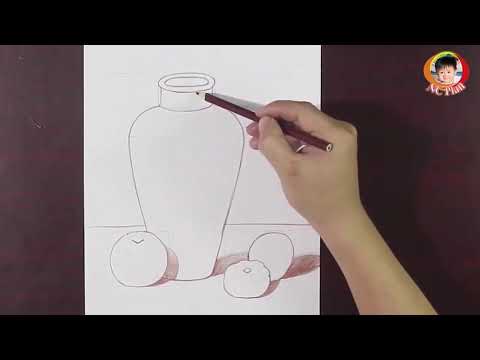Video Mĩ thuật 7| Bài 6 - Bài 7| Vẽ theo mẫu: Lọ hoa và quả - YouTube