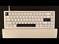 Gmk67 budget keyboard ktt whites switches