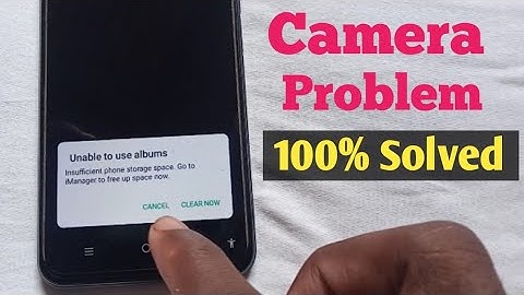 Camera unable to use albums problem solve || Unable to use albums problem solution