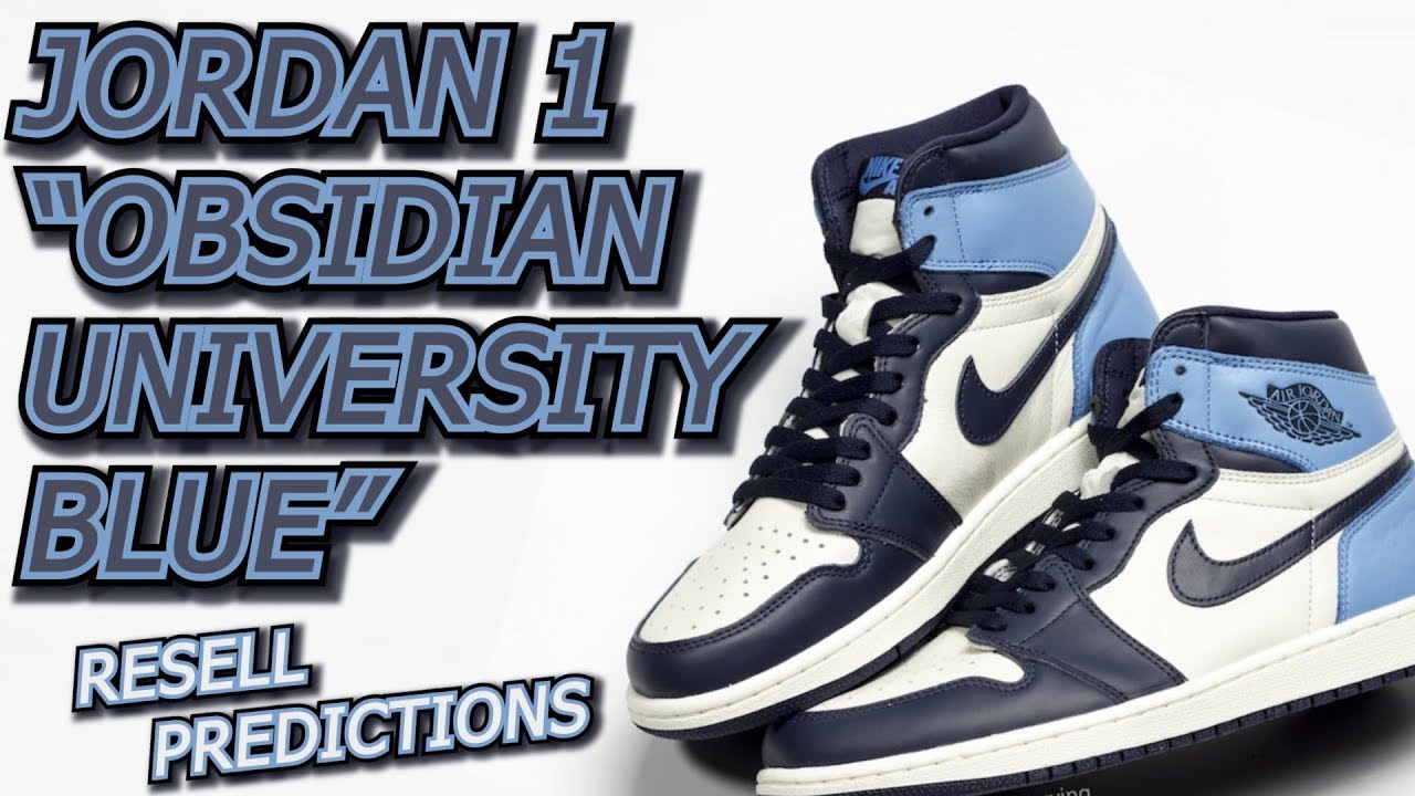 air jordan 1 obsidian resale value