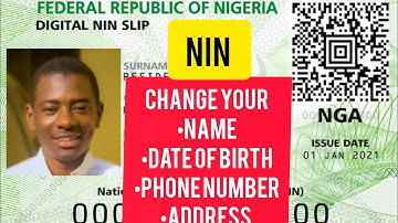 How to Change Name and Date of Birth on your NIN #hausa