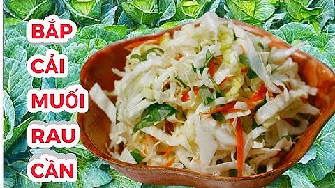 Cách muối dưa bắp cải, rau cần đúng cách ngon tuyệt đỉnh | Phó Cát Thảo Official